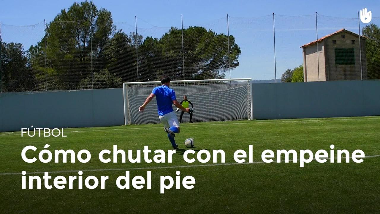 Tiro: técnica del empeine